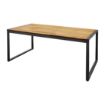 Picture of Bolero Acacia Wood and Steel Rectangular Industrial Table 1800mm