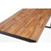 Picture of Bolero Acacia Wood and Steel Rectangular Industrial Table 1800mm