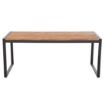 Picture of Bolero Acacia Wood and Steel Rectangular Industrial Table 1800mm