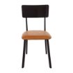 Picture of Bolero Metal & PU Side Chair Vintage Camel (Pack 4)