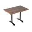 Picture of Bolero Pre-drilled Rectangular Table Top Rustic Oak 1100(W) x 700(D)mm