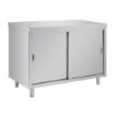 Picture of Vogue Stainless Steel Floor Standing Cupboard 1200mm