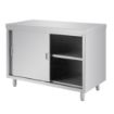 Picture of Vogue Stainless Steel Floor Standing Cupboard 1200mm