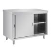 Picture of Vogue Stainless Steel Floor Standing Cupboard 1200mm
