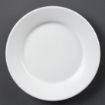 Picture of Olympia Whiteware Wide Rimmed Plates 230mm (Pack of 12)