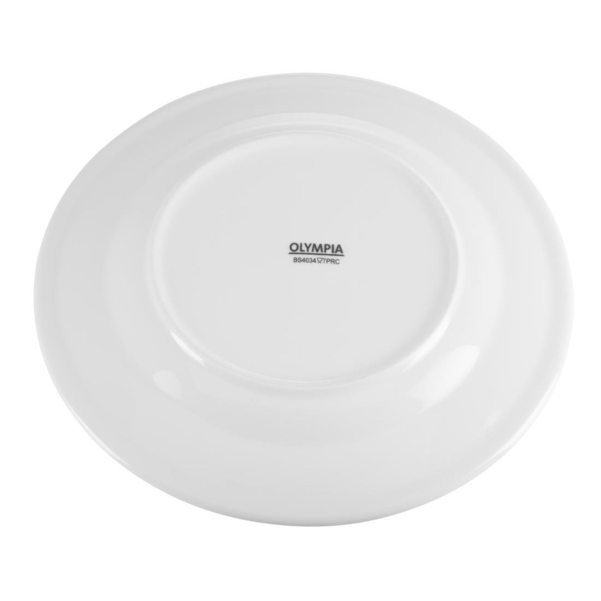 Picture of Olympia Whiteware Wide Rimmed Plates 230mm (Pack of 12)