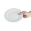 Picture of Olympia Whiteware Wide Rimmed Plates 230mm (Pack of 12)