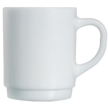 Picture of Arcoroc Opal Stackable Mugs 250ml (6 pack)