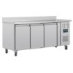 Picture of Polar U-Series Triple Door Counter Fridge with Upstand 417Ltr