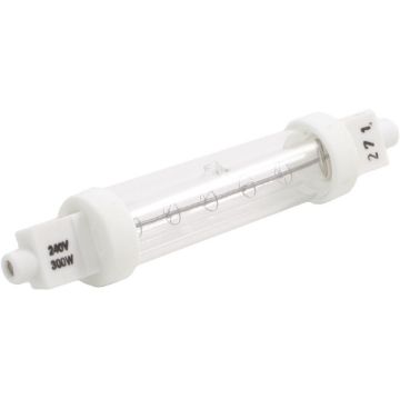 Picture of Jacketed Infrared Quartz Heat Bulb R7 118mm 300W