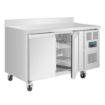 Picture of Polar U-Series Double Door Counter Fridge with Upstand 282Ltr
