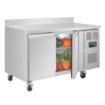 Picture of Polar U-Series Double Door Counter Fridge with Upstand 282Ltr