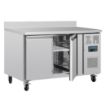 Picture of Polar U-Series Double Door Counter Fridge with Upstand 282Ltr