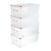 Picture of Araven Polypropylene 1/1 Gastronorm Food Storage Box 28Ltr (Pack of 4)