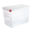 Picture of Araven Polypropylene 1/1 Gastronorm Food Storage Box 28Ltr (Pack of 4)