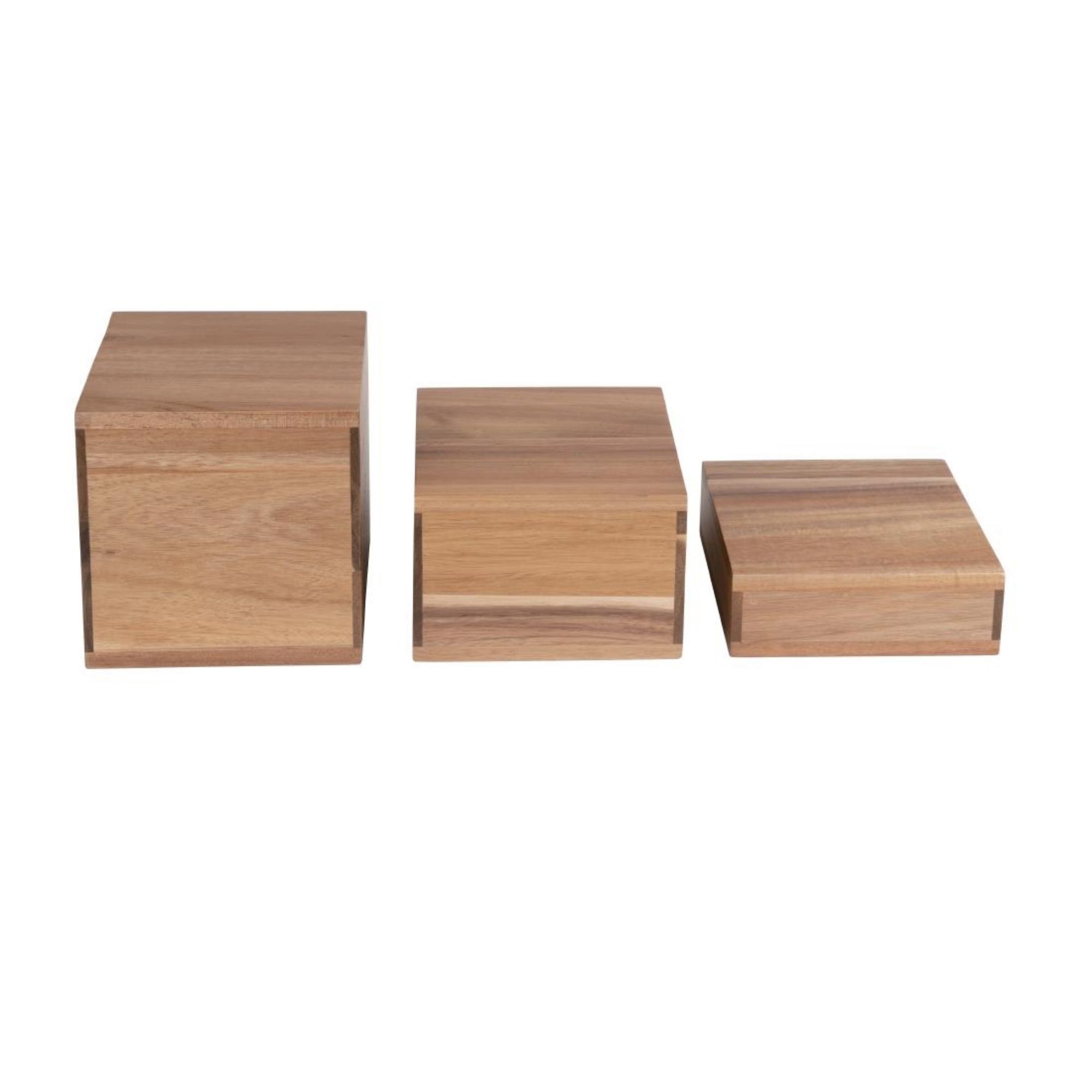 Picture of Olympia Acacia Riser Blocks 50/100/150(H)mm (Set of 3)