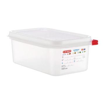 Picture of Araven Polypropylene 1/4 Gastronorm Food Containers 2.8Ltr (Pack of 4)
