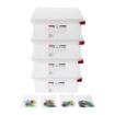 Picture of Araven Polypropylene 1/2 Gastronorm Food Container 6.5Ltr (Pack of 4)