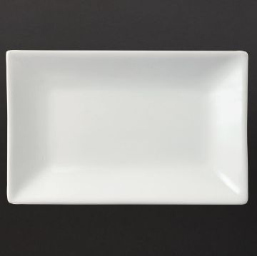 Picture of Olympia Whiteware Serving Rectangular Platters 200x 130mm (Pack of 6)