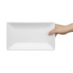 Picture of Olympia Whiteware Serving Rectangular Platters 250x 150mm (Pack of 4)