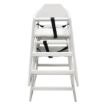 Picture of Bolero Wooden High Chair Antique White Finish