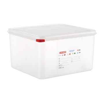 Picture of Araven Polypropylene 2/3 Gastronorm Food Storage Container 19Ltr (Pack of 4)