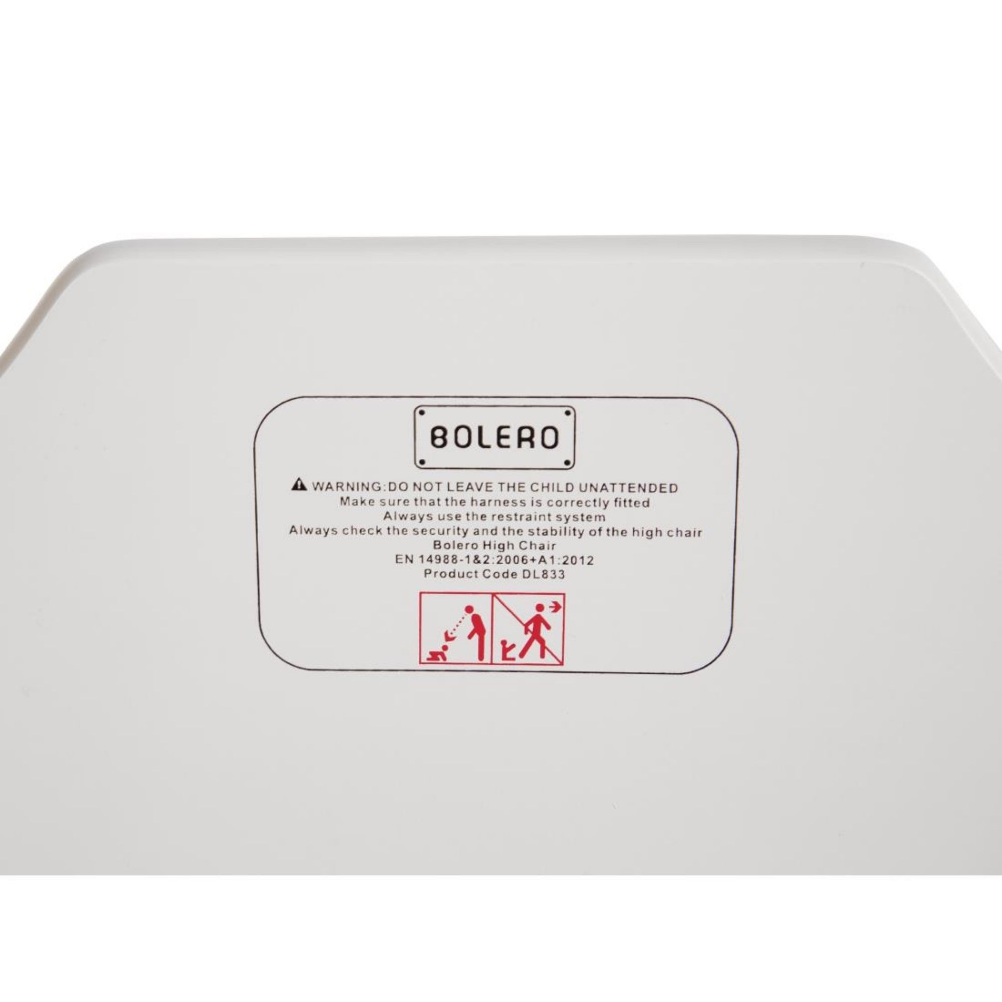 Picture of Bolero Wooden High Chair Antique White Finish