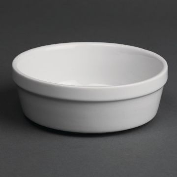 Picture of Olympia Whiteware Round Pie Bowls 119mm (Pack of 6)