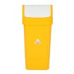 Picture of SYR Polypropylene Swing Bin Yellow 50Ltr
