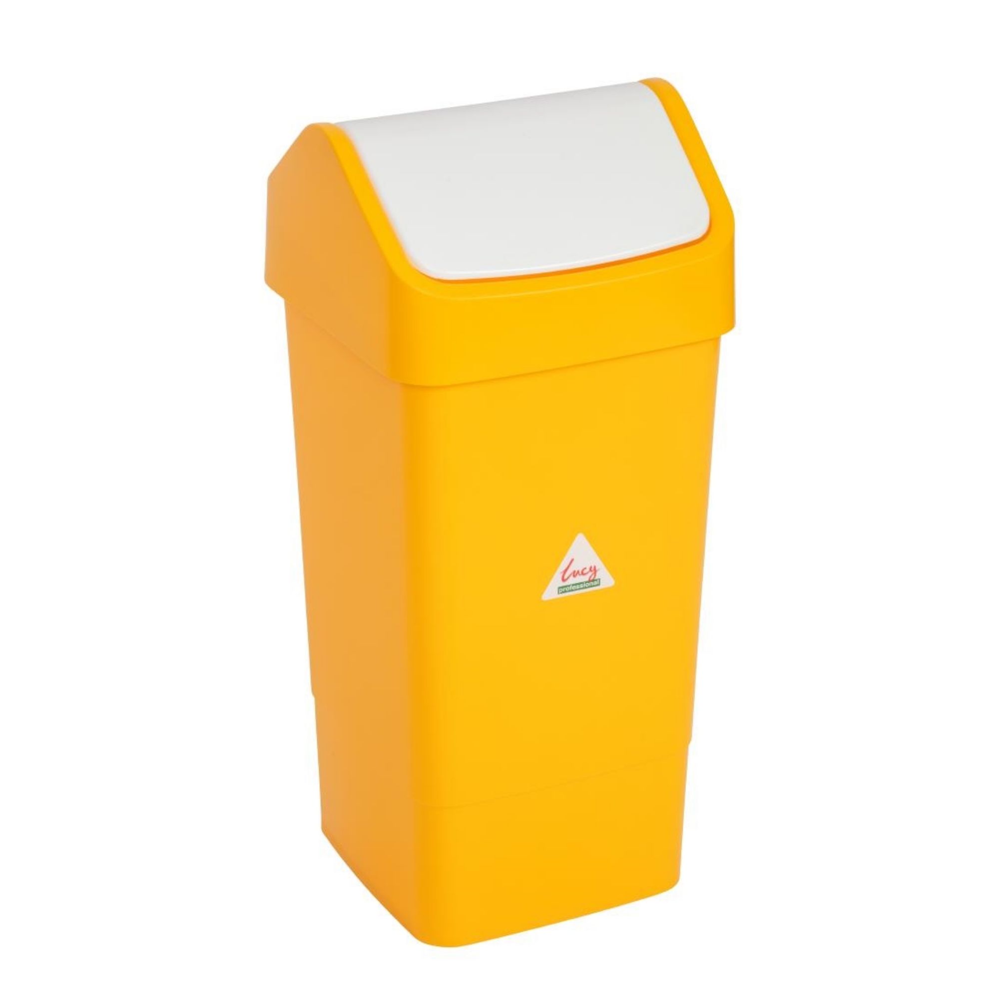 Picture of SYR Polypropylene Swing Bin Yellow 50Ltr