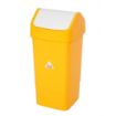 Picture of SYR Polypropylene Swing Bin Yellow 50Ltr
