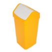 Picture of SYR Polypropylene Swing Bin Yellow 50Ltr