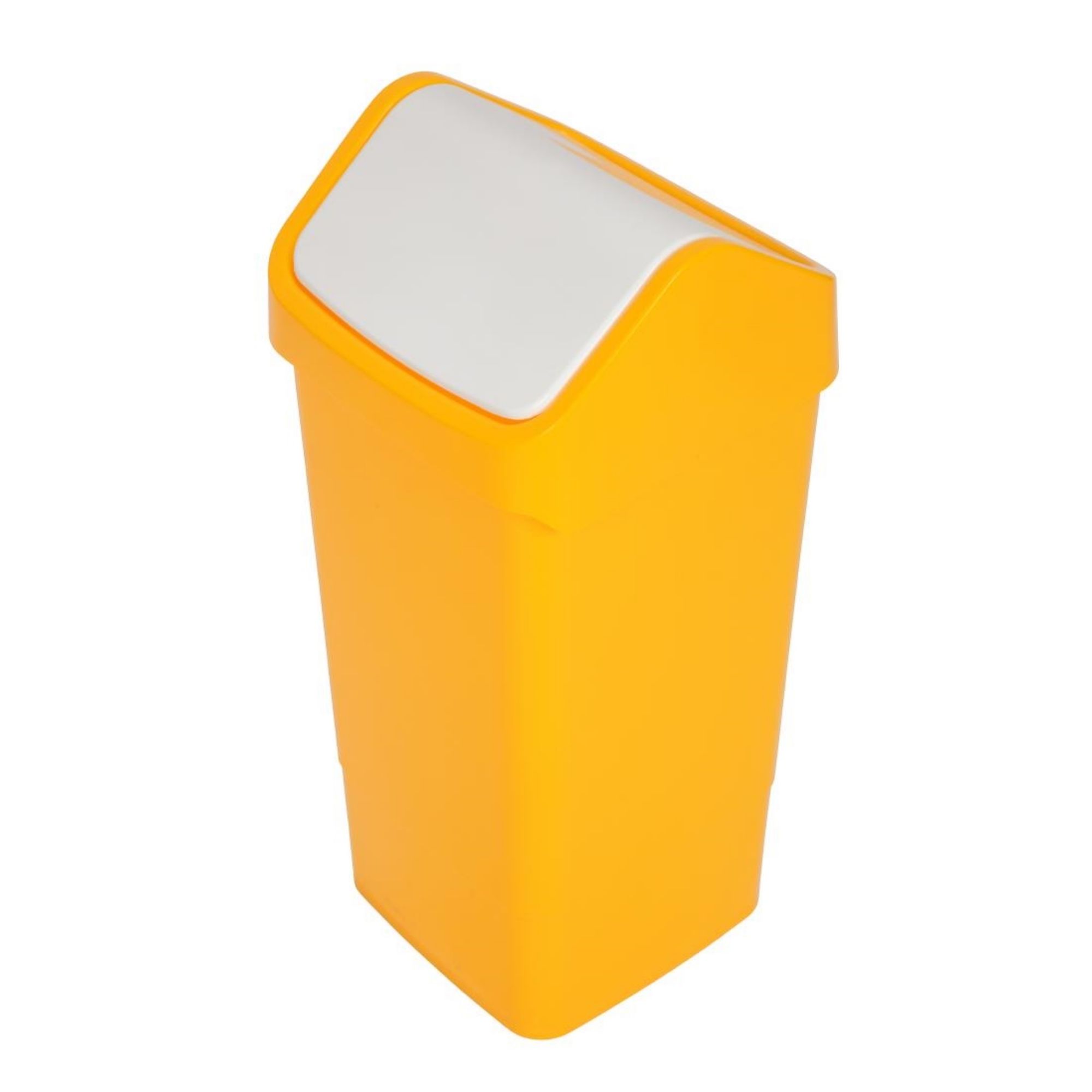 Picture of SYR Polypropylene Swing Bin Yellow 50Ltr
