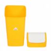 Picture of SYR Polypropylene Swing Bin Yellow 50Ltr