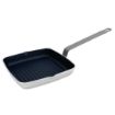 Picture of Vogue Aluminium Square Non-Stick Teflon Ribbed Skillet Pan 24cm