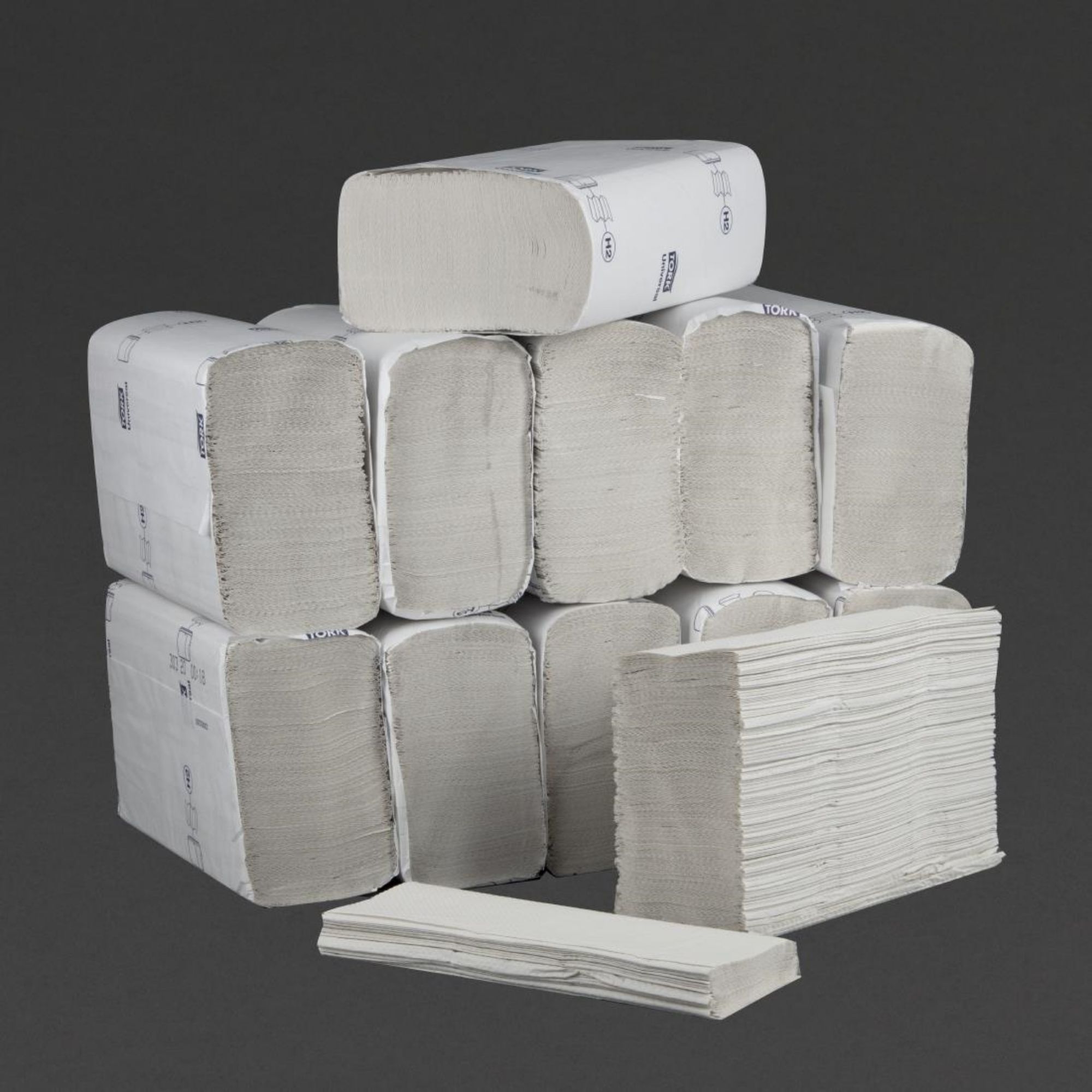 Picture of Tork Z Fold Paper Hand Towels White 1-Ply 250 Sheets (12 pack)