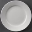 Picture of Olympia Athena Wide Rimmed Plates 165mm White (Pack of 12) - CC206