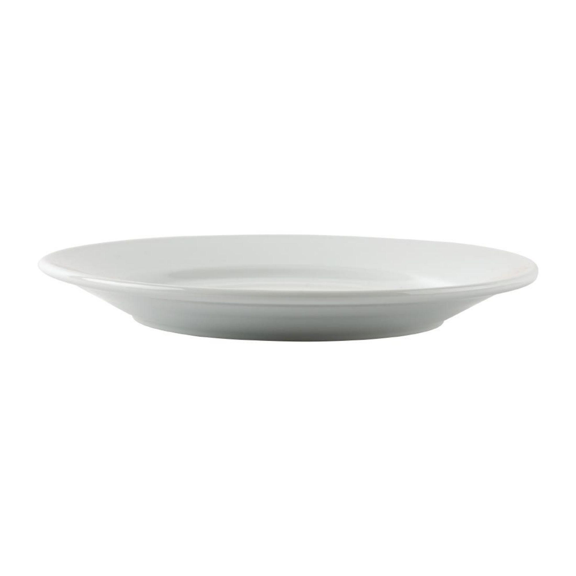 Picture of Olympia Athena Wide Rimmed Plates 202mm White (Pack of 12)