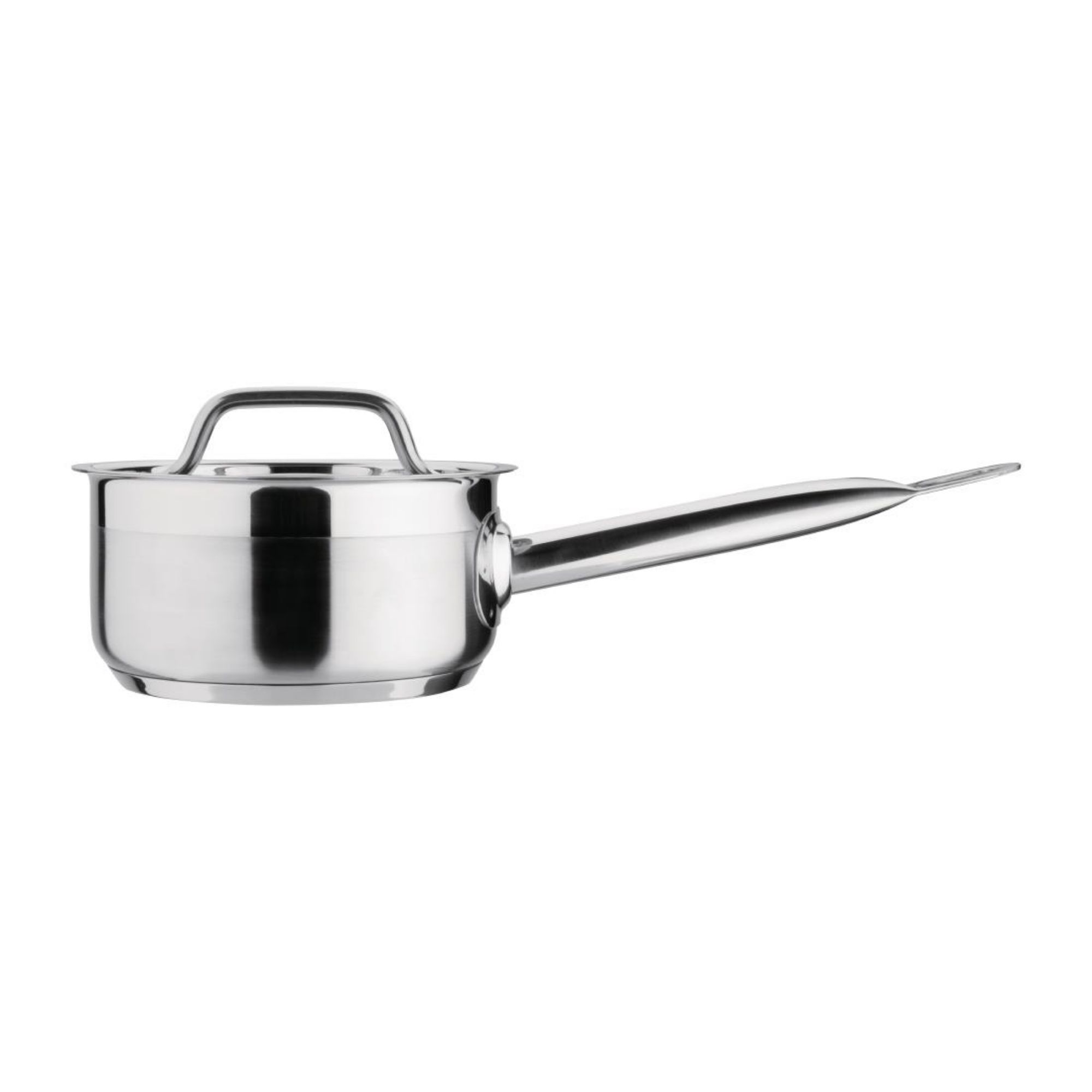 Picture of Nisbets Essentials Stainless Steel Saucepan With Lid 14cm