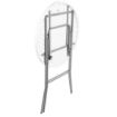 Picture of Bolero Round Poseur Folding Table White 800mm (Single)