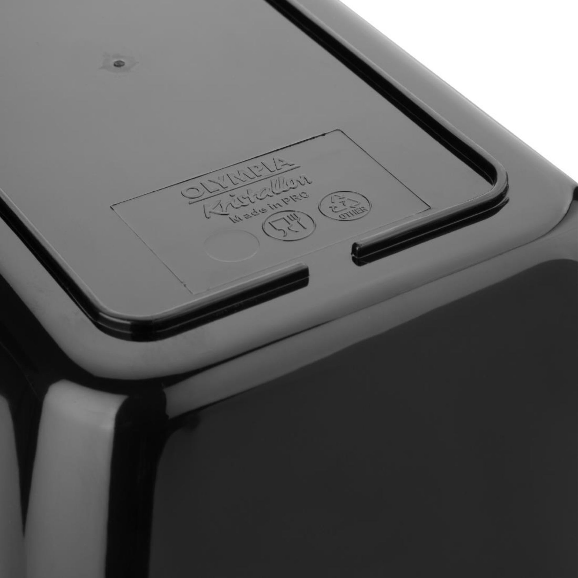 Picture of Olympia Kristallon Salad Crock 2Ltr Black