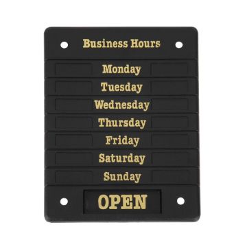 Picture of Beaumont Adjustable Opening Hours Display