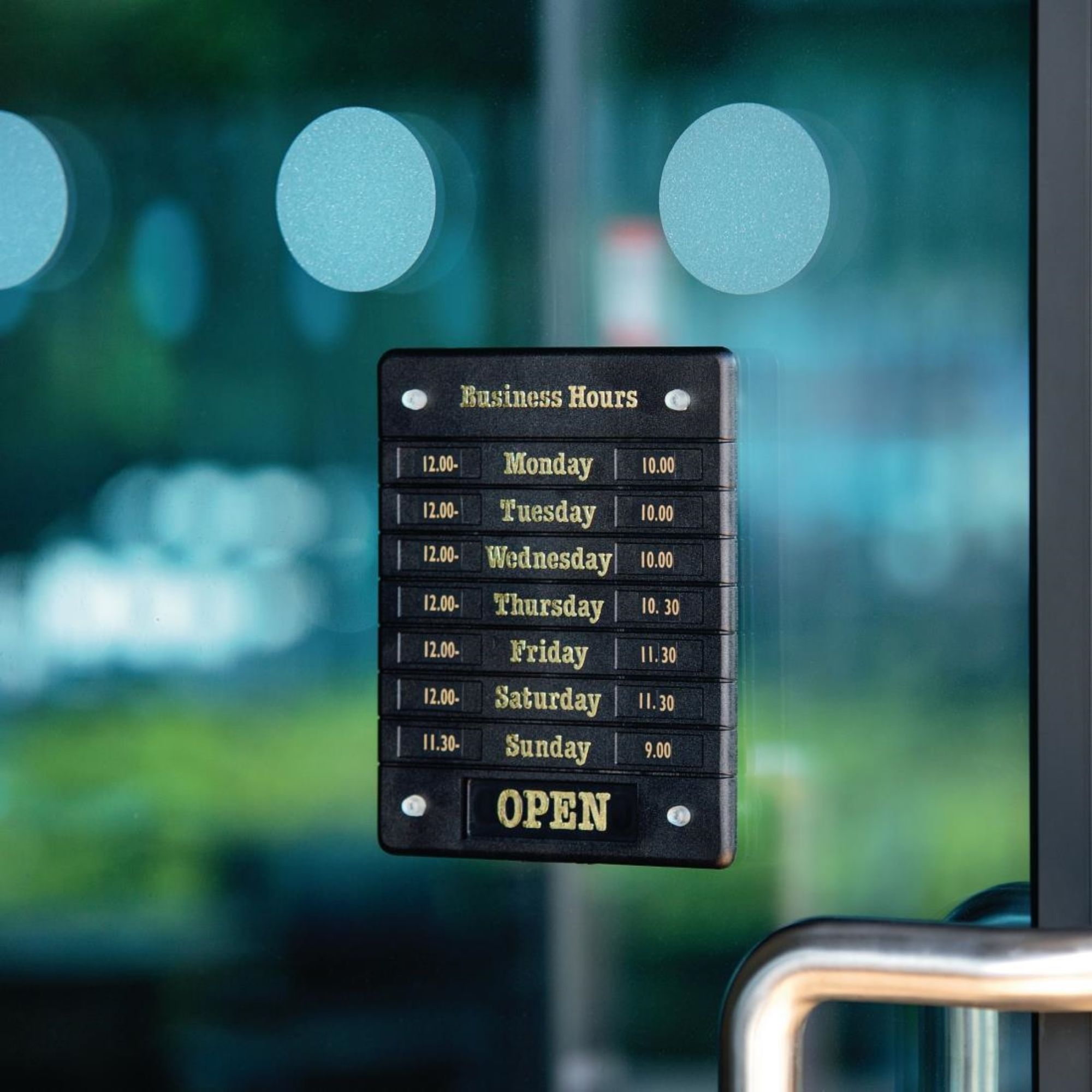 Picture of Beaumont Adjustable Opening Hours Display