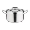 Picture of Nisbets Essentials Stainless Steel Stew Pot With Lid 24cm