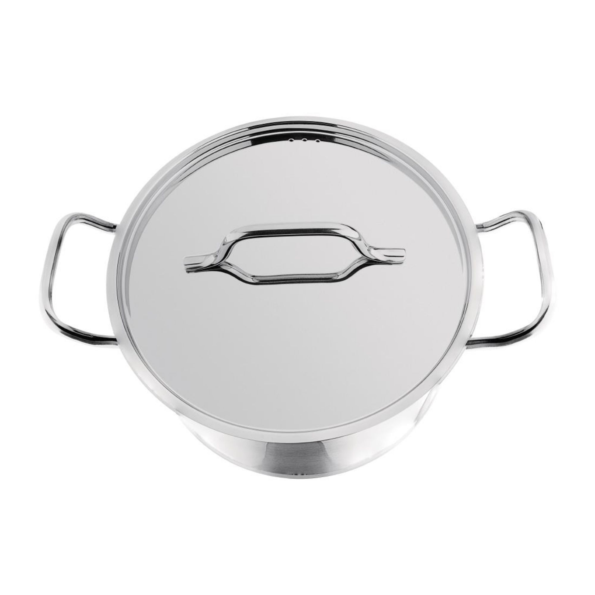 Picture of Nisbets Essentials Stainless Steel Stew Pot With Lid 24cm