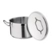 Picture of Nisbets Essentials Stainless Steel Stew Pot With Lid 24cm