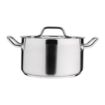 Picture of Nisbets Essentials Stainless Steel Stew Pot With Lid 24cm