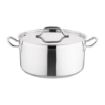 Picture of Nisbets Essentials Stainless Steel Stew Pot With Lid  32cm
