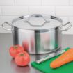 Picture of Nisbets Essentials Stainless Steel Stew Pot With Lid  32cm