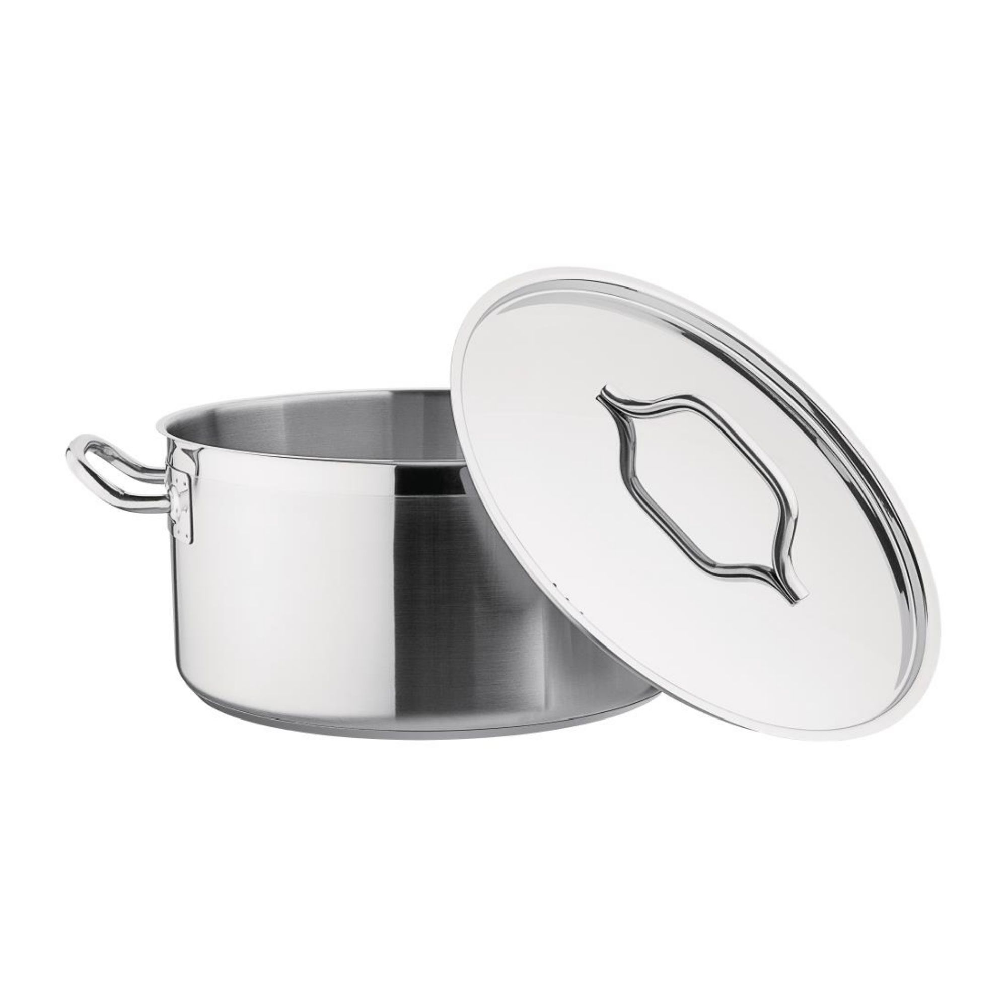 Picture of Nisbets Essentials Stainless Steel Stew Pot With Lid  32cm